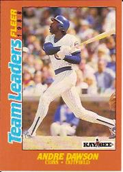 1988 Fleer Team Leaders Baseball Cards 007      Andre Dawson